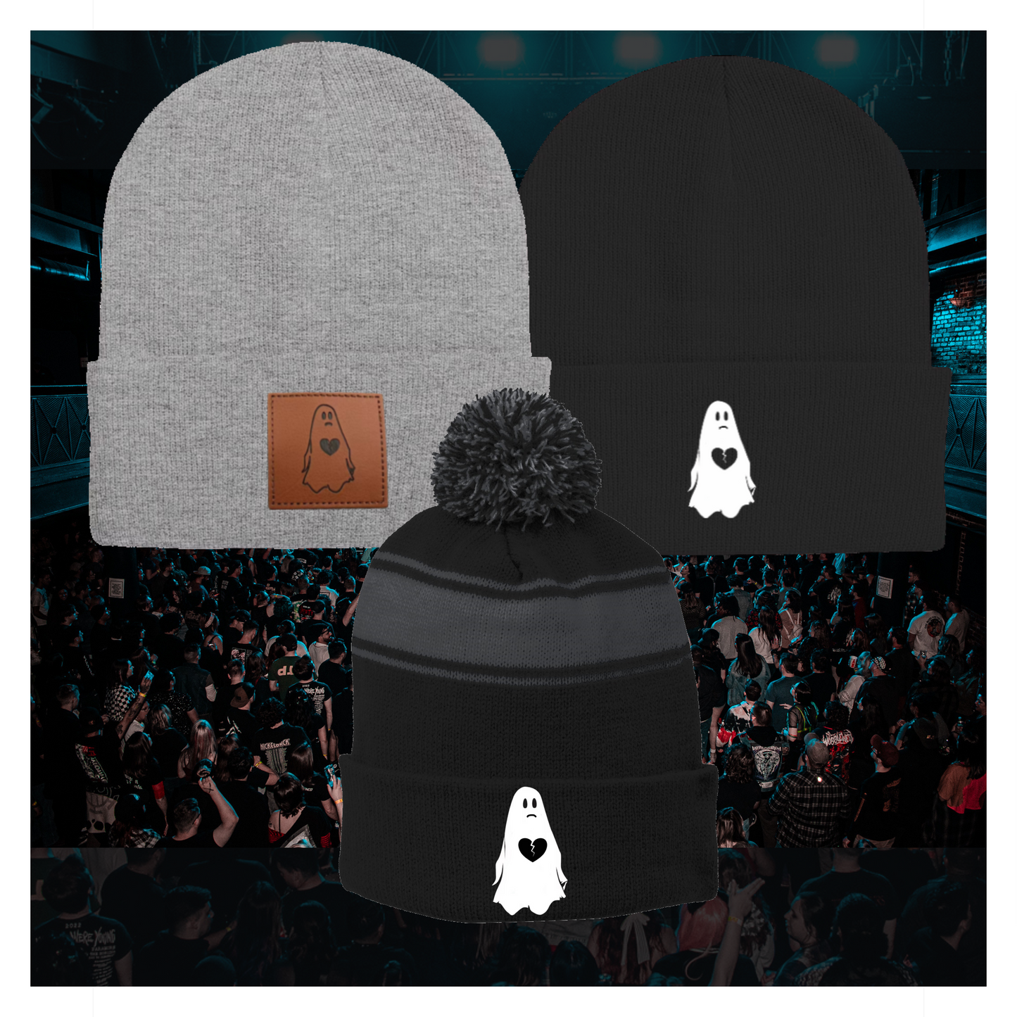 Gerry the Ghost Beanies